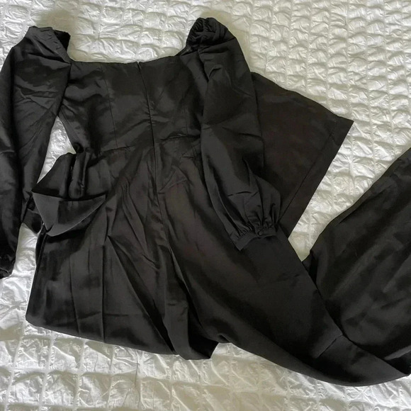 Fame and Partners black side bow romper - Picture 7 of 8